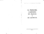 book El problema campesino en Francia y en Alemania