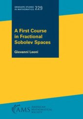 book A First Course in Fractional Sobolev Spaces