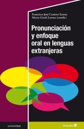 book Pronunciaci n y enfoque oral en lenguas extranjeras