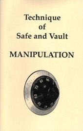 book Techniques of Safe and Vault Manipulation