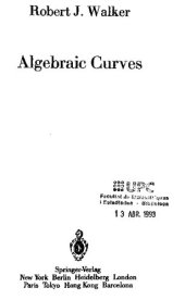 book Algebraic Curves