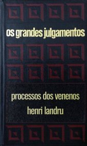 book Os processos dos venenos. Landru