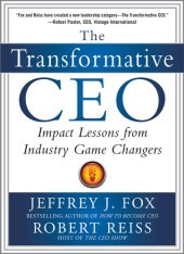 book The Transformative CEO: Impact Lessons from Industry Game Changers