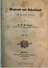 book England und Schottland im Jahre 1844