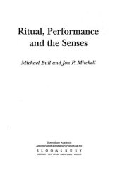 book Ritual, performance and the senses