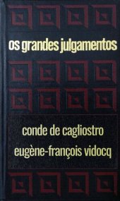 book Os grandes julgamentos - Cagliostro e Vidocq