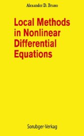 book Local methods in nonlinear differential equations