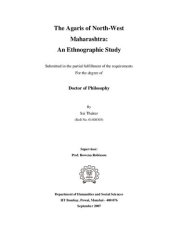 book The Agaris of North-West Maharashtra: An Ethnographic Study