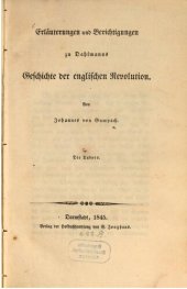 book Erläuterungen und Berichtigungen zu Dahlmanns Geschichte der englischen Revolution