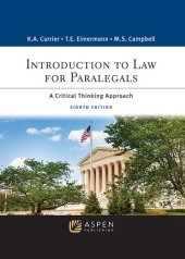 book Introduction to Law for Paralegals: A Critical Thinking Approach