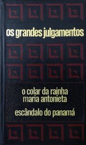 book O colar da Rainha. Julgamento da Panamá