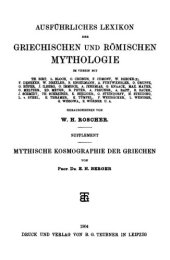 book Mythische Kosmographie der Griechen