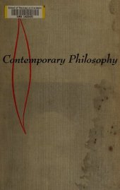 book Contemporary Philosophy: A Book of Readings