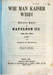 book Napoleon III. Wie man Kaiser wird!