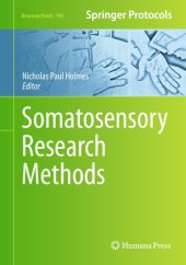 book Somatosensory Research Methods