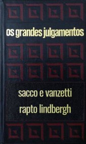 book Os grandes julgamentos - Sacco e Vanzetti e Lindbergh