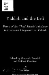 book Yiddish and the Left: Papers of the Third Mendel Friedman International Conference on Yiddish