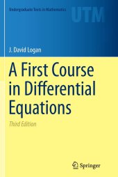 book A First Course in Differential Equations, Third Edition [3rd Ed]  (Instructor Solution Manual, Solutions to Even and Odd Exercises)