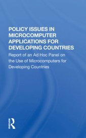 book Policy Issues In Microcomputer Applications For Developing Countries