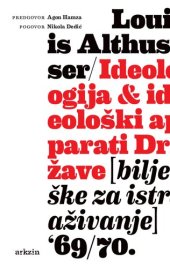 book Ideologija i ideološki aparati Države [bilješke za istraživanje '69/70]