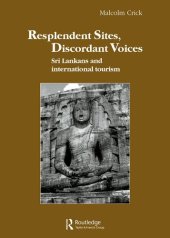 book Resplendent Sites, Discordant Voices: Sri Lankans and International Tourism