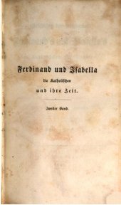 book Geschichte der Reierung Ferdinands nd Isabellas der Katholischen von Spanien