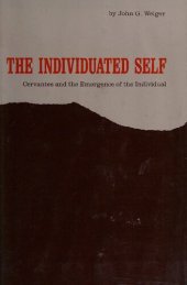 book The Individuated Self: Cervantes and the Emergence of the Individual