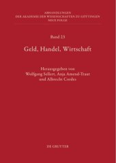 book Geld, Handel, Wirtschaft: Höchste Gerichte im Alten Reich als Spruchkörper und Institution