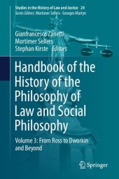 book Handbook of the History of the Philosophy of Law and Social Philosophy: Volume 3: From Ross to Dworkin and Beyond