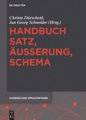 book Handbuch Satz, Äußerung, Schema