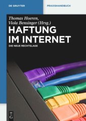 book Haftung im Internet: Die neue Rechtslage