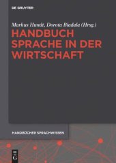 book Handbuch Sprache in der Wirtschaft