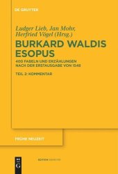 book Burkard Waldis: Esopus: 400 Fabeln und Erzählungen nach der Erstausgabe von 1548