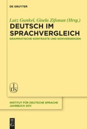 book Deutsch im Sprachvergleich: Grammatische Kontraste und Konvergenzen