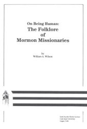 book On Being Human: Folklore of Mormon Missionaries