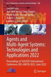 book Agents and Multi-Agent Systems: Technologies and Applications 2022