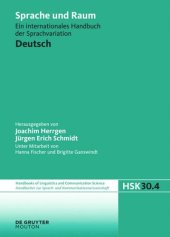 book Language and Space. Volume 4 Deutsch: Sprache und Raum - Ein internationales Handbuch der Sprachvariation