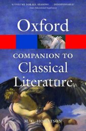 book The Oxford Companion to Classical Literature