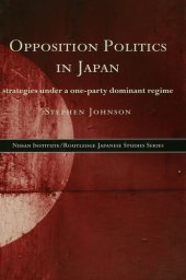 book Opposition Politics in Japan: Strategies Under a One-Party Dominant Regime