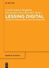 book Lessing digital: Studien für eine historisch-kritische Neuedition