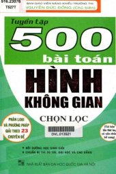 book 500 bài tập hình không gian