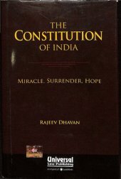 book The Constitution of India: Miracle, Surrender, Hope