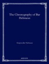 book The Chronography of Bar Hebraeus