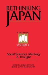 book Rethinking Japan Vol 2: Social Sciences, Ideology and Thought