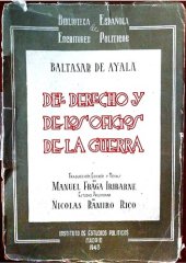 book Del derecho y de los oficios de la guerra