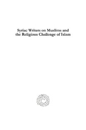 book Syriac Writers on Muslims and the Religious Challenge of Islam