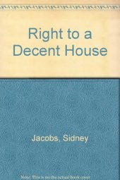 book The Right to a Decent House