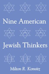 book Nine American Jewish Thinkers