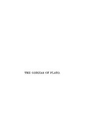 book The Gorgias of Plato
