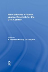 book New Methods in Social Justice Research for the Twenty-First Century